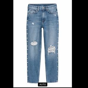 Mom jeans with Pearl